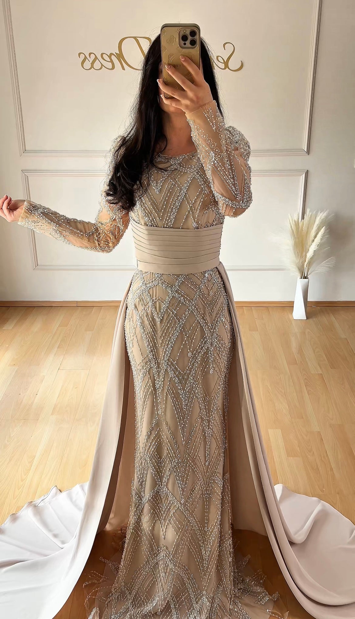 Liya Dress Beige